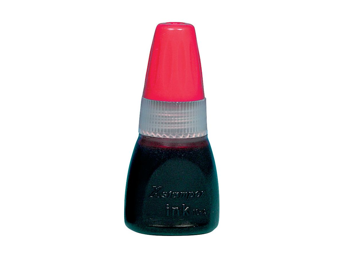 XSTAMPER Encre à tampons CS-10N-R rouge 10ml (4974052979194)