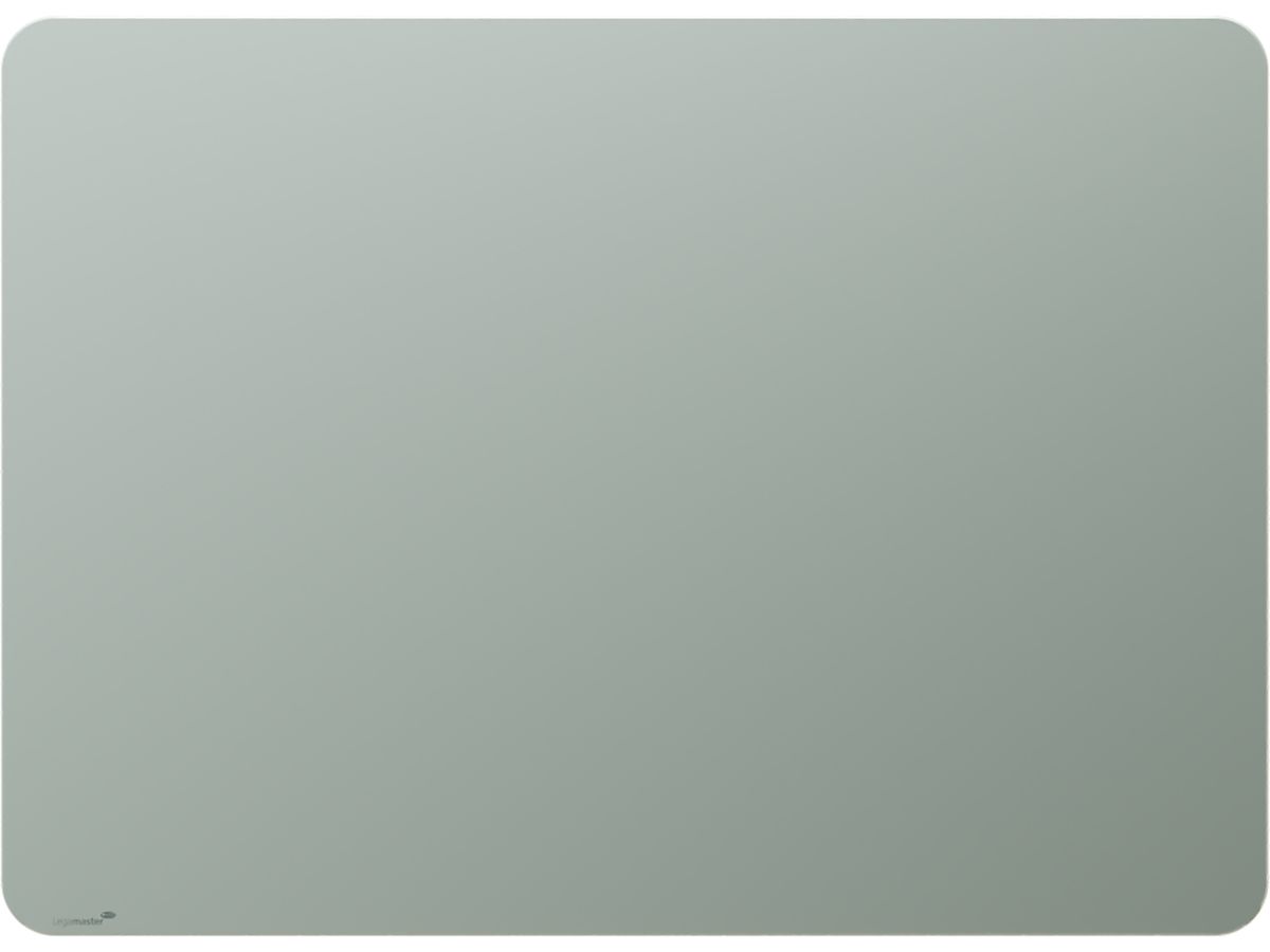 LEGAMASTER Tableau de verre 90x120cm 7-104354 mat, Sage Green coins ronds (8713797108188)