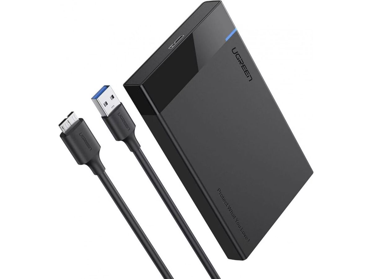UGREEN Hard Drive Box 30848 2.5 Inch, 5Gbp, USB 3.0 SATA (6957303838486)
