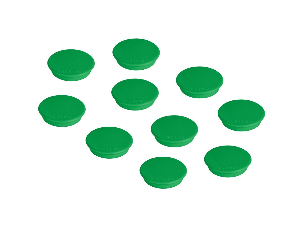 FRANKEN Aimants 24mm HM20 02 vert 10 pcs. (4016946051842)