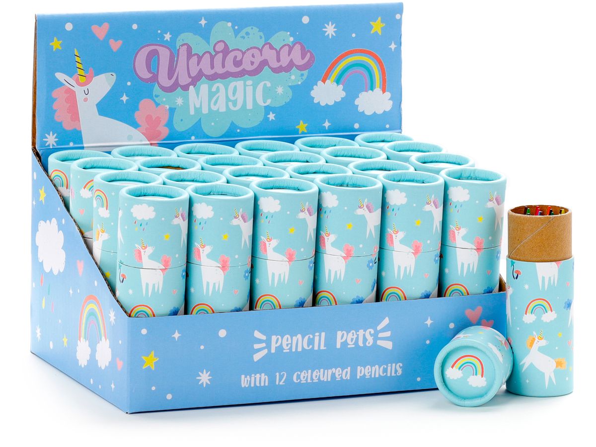 ROOST Farbstifte Einhorn PCASE54 12 Farben (5055071783951)