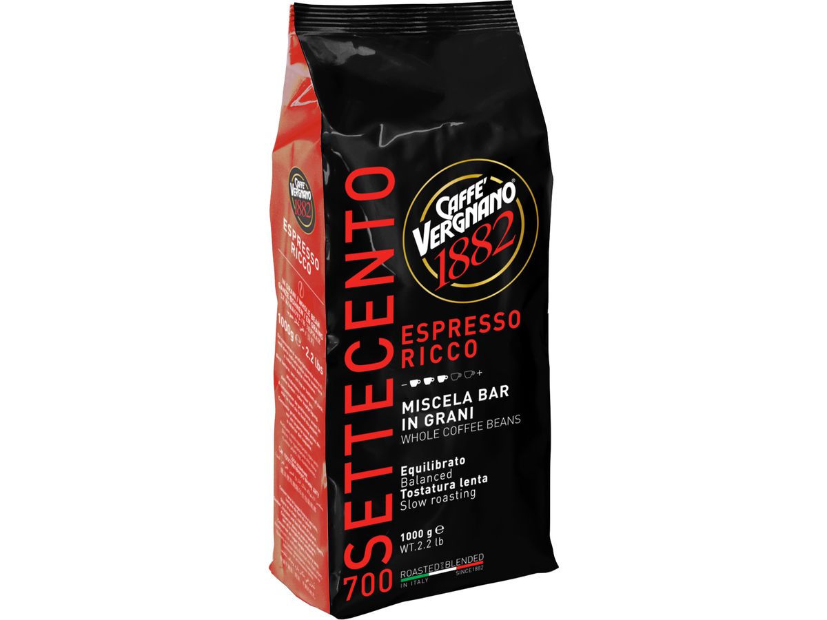 VERGNANO Espresso Ricco 700 1kg 2291101 Caffè in grani (8001800000537)