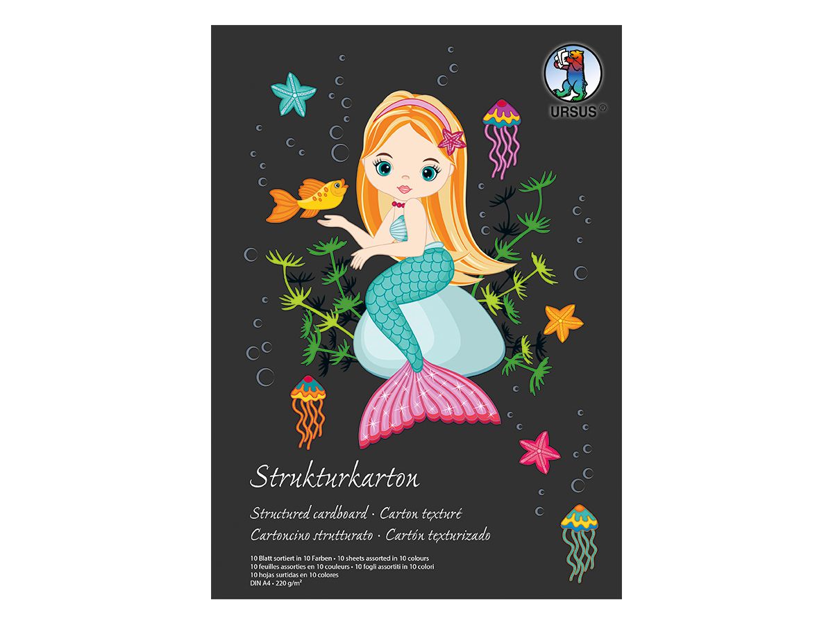 URSUS Cartone struttura A4 3924699SE 220g 10 fogli (4008525233893)