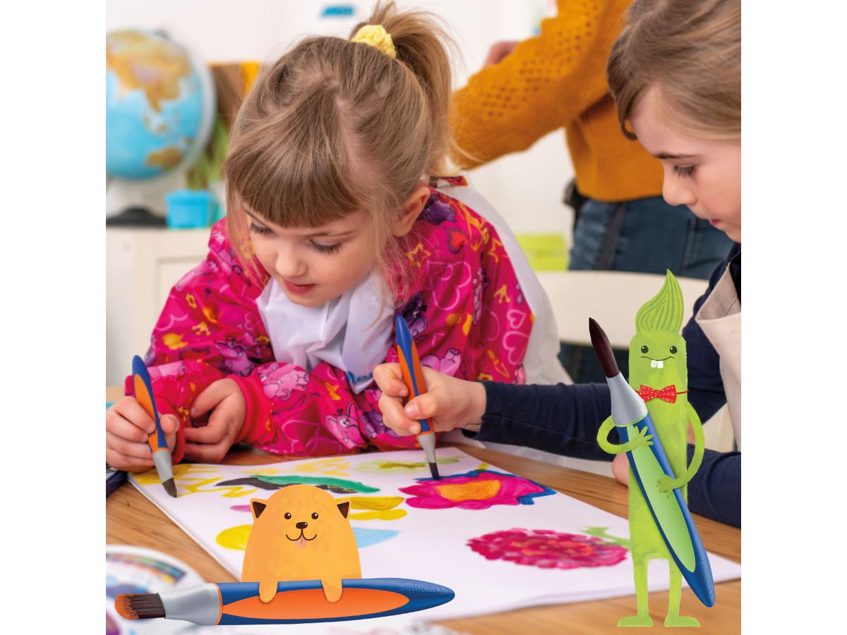 PELIKAN Set Pennello Griffix 700726 3 pezzi 3 colori (4012700700728)