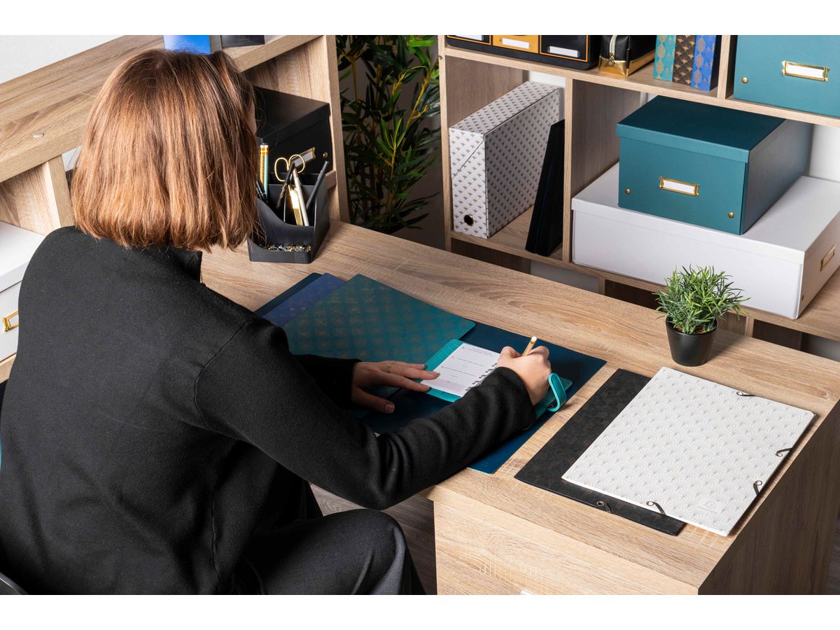 EXACOMPTA Astuccio Neo Deco 69514D nero 5 scomparti (9002493695146)