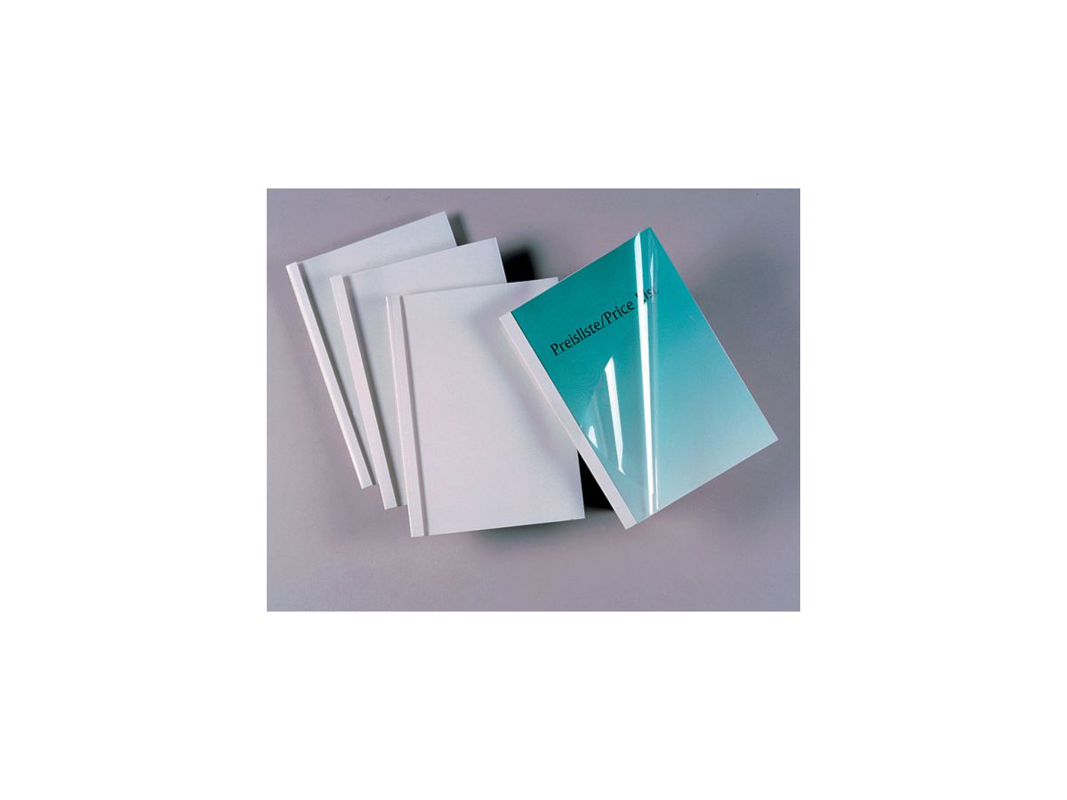 GBC Thermobindemappe 4mm A4 IB370038 weiss 100 Stück (0013465370038)
