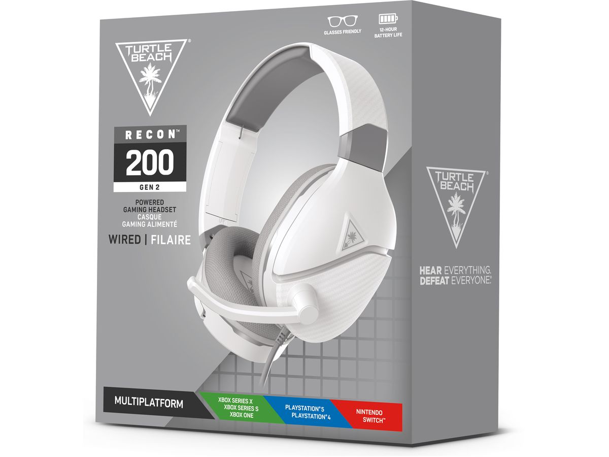 TURTLE BEACH RECON 200 White TBS-6305-02 Gen 2,Headset Multiplattform (0731855063062)