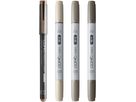 COPIC Marker Ciao Shade Set 22075420 Dark Warm Gray 4 Stück (4013695268019)