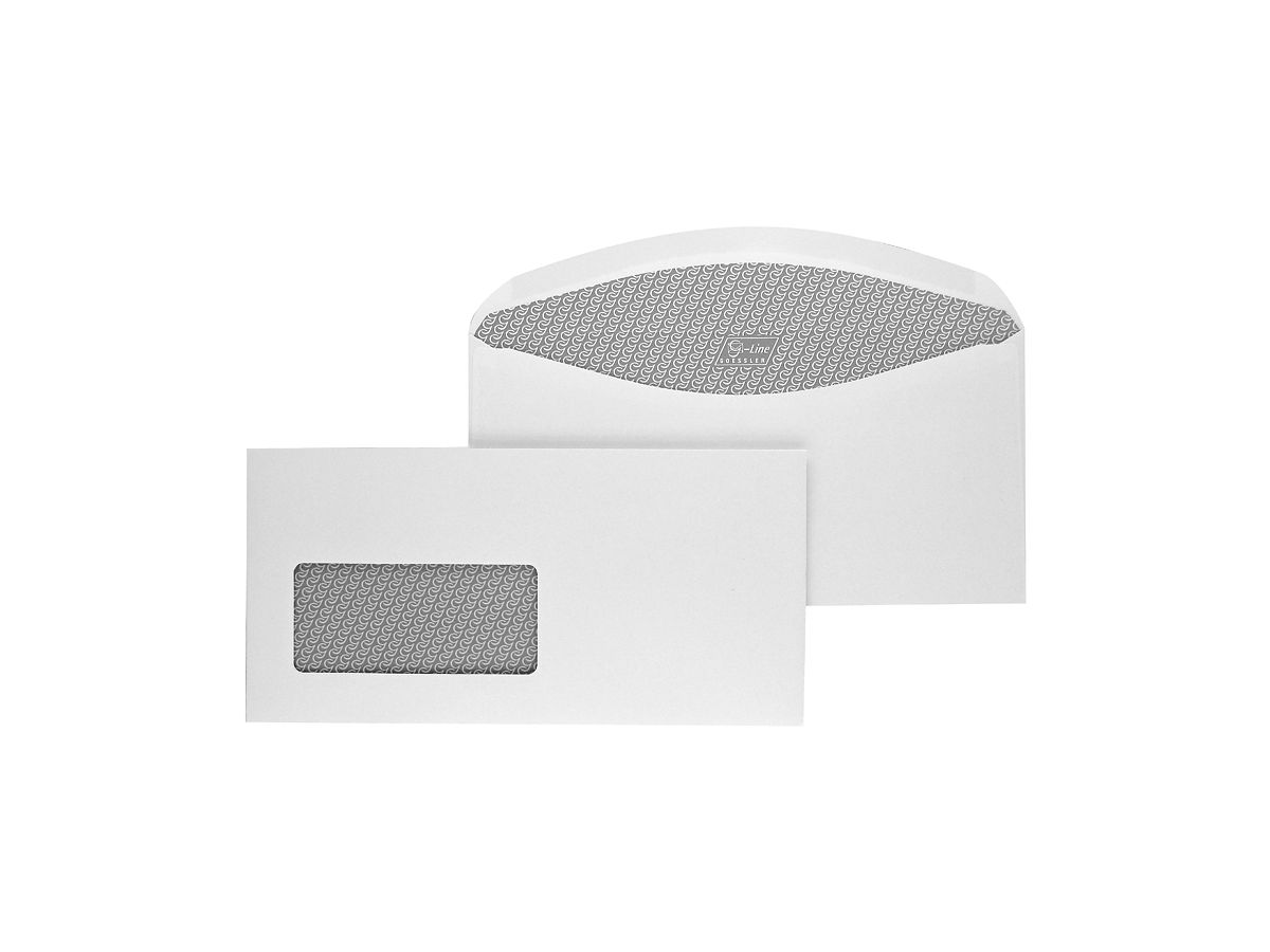 GOESSLER Couvert SN Fenster links C5/6 2038 G-Line FSC , 100g 500 Stück (7640126611792)