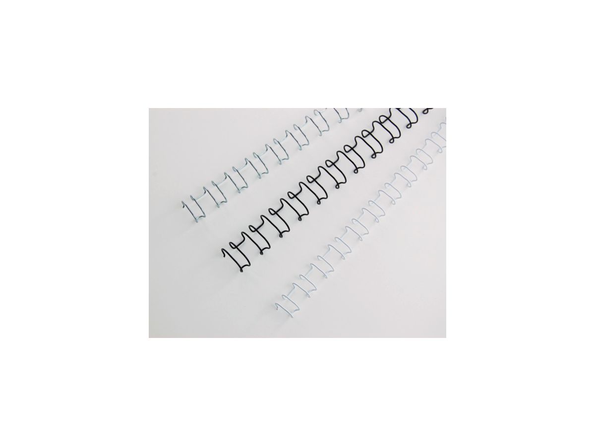 GBC Dorsini rilegafogli 14mm A4 IB161438 argento, 21 anelli 100 pezzi (0013465161438)