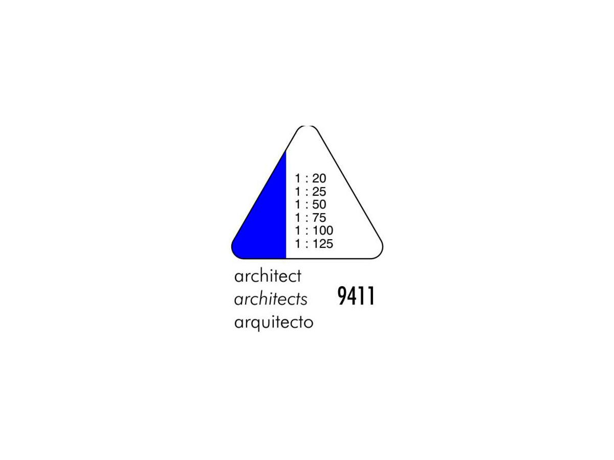 DUX Règle triangulaire 9411 architect (4014509012521)