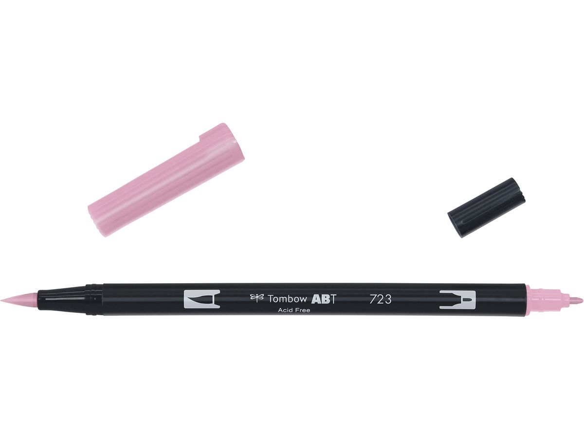 TOMBOW Dual Brush Pen ABT 723 pink (4901991901900)