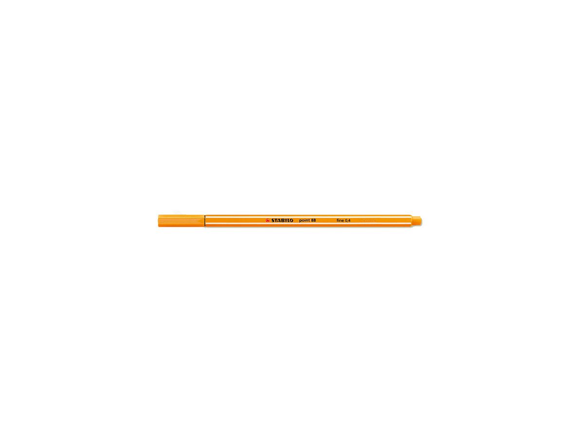 STABILO Fineliner Point 88 0.4mm 88/54 orange (4006381105323)