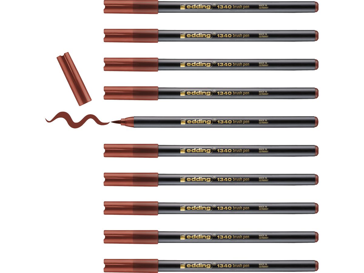 EDDING Brushpen 1340 1340-007 braun (4004764037384)