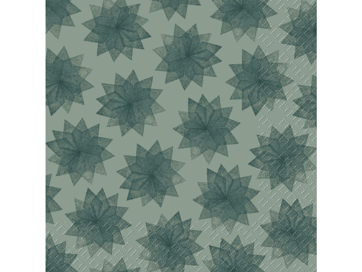 STEWO Salviete Attila 33x33cm 2572565747 verde scuro, FSC Mix 20pz. (7630050839577)
