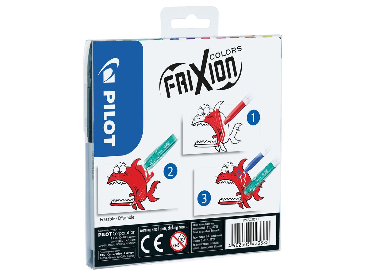 PILOT Frixion Colors SW-FC 12er Etui (4902505423888)