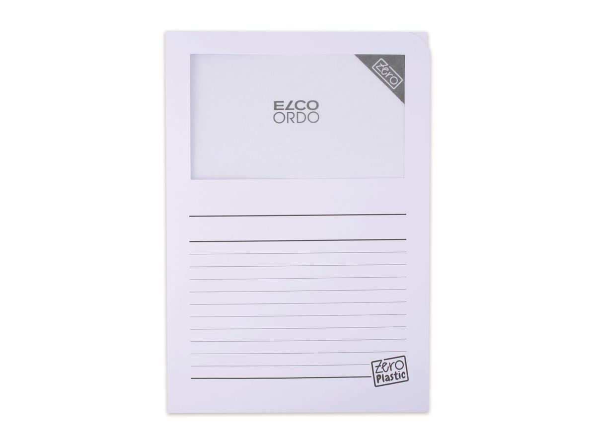 ELCO Dossiers d'organ. Ordo Zero A4 29479.10 blanc, 120g 100 pcs. (7611722022398)