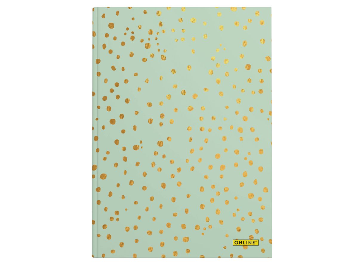 ONLINE Kladde A5 07760/6 Spotlights 80g 96 Blatt dots (4014421077608)