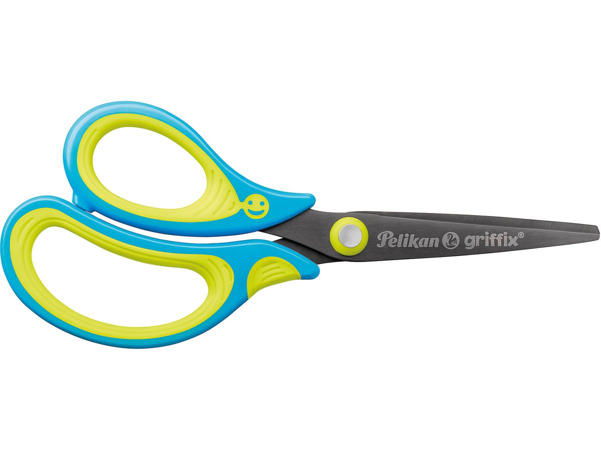 PELIKAN Ciseaux Griffix 810289 neonfresh blue gauchier (4012700810298)