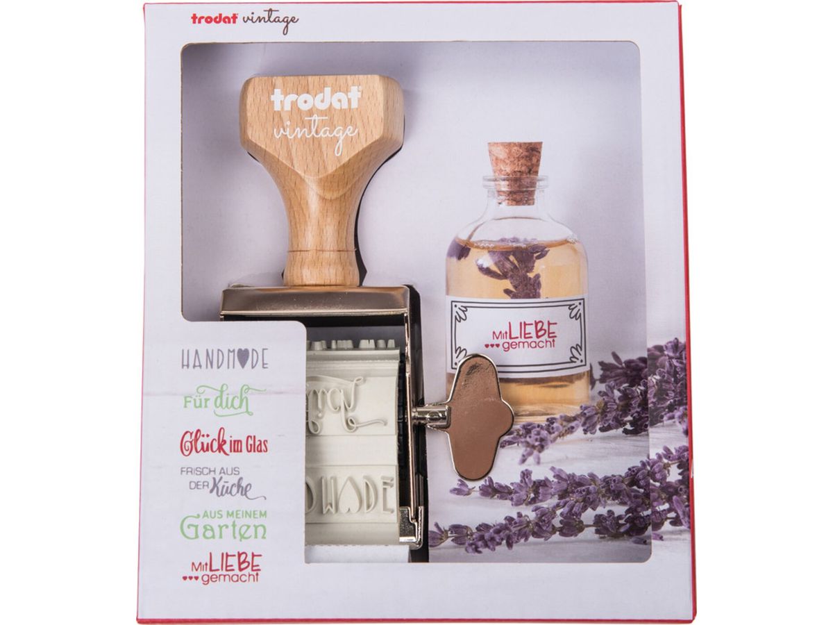 TRODAT Vintage Stempel 158076 Selbstgemachtes, 3-farbig (9010035580768)