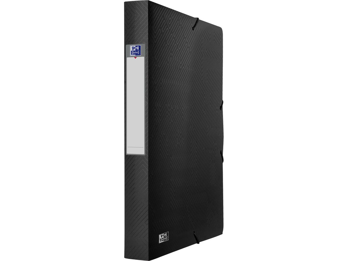 OXFORD Gummibandmappe Urban 24x32cm 400104371 schwarz, Füllhöhe 4cm (3045050378591)