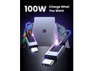UGREEN Cable USB-C to USB-C, 100W 45065 PD,3m,Fast Charging,Grey (6941876240654)