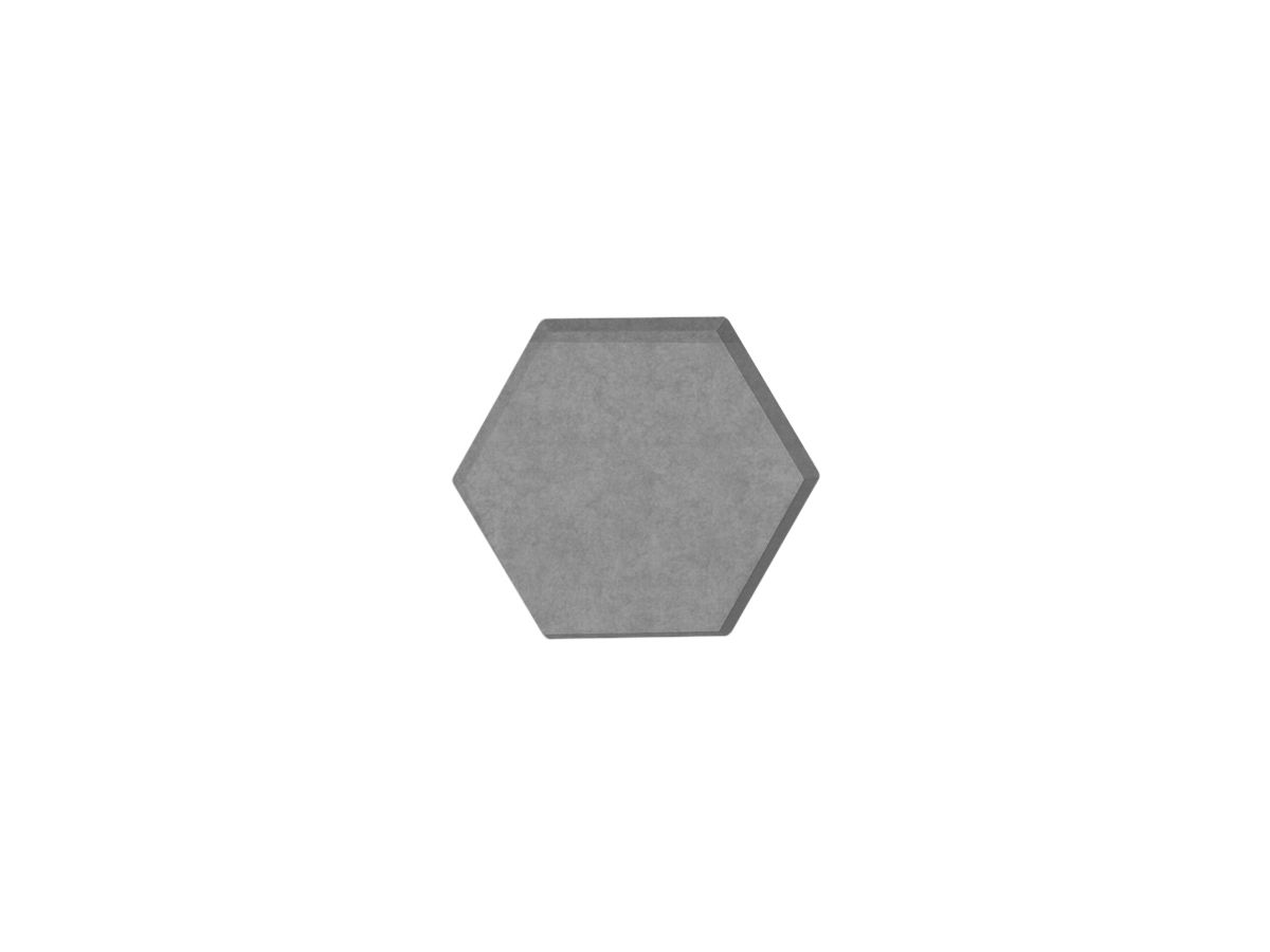 SUONO Panneaux muraux 16x14x5cm 3116.M09.3800 TILES 3D, HEXA, gris 10 pcs. (7640439765007)