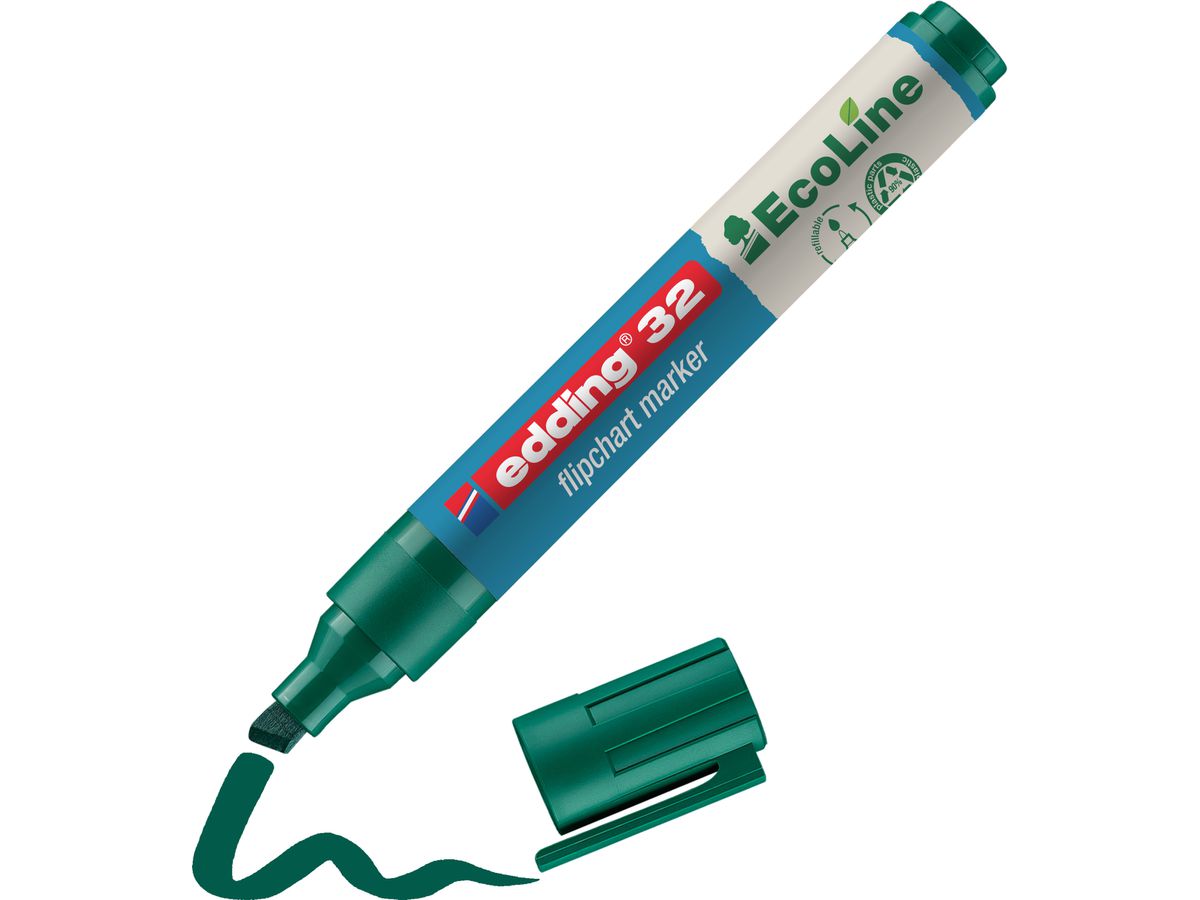 EDDING Flipchart Marker 32 1-5mm 32-4 verde (4004764947010)