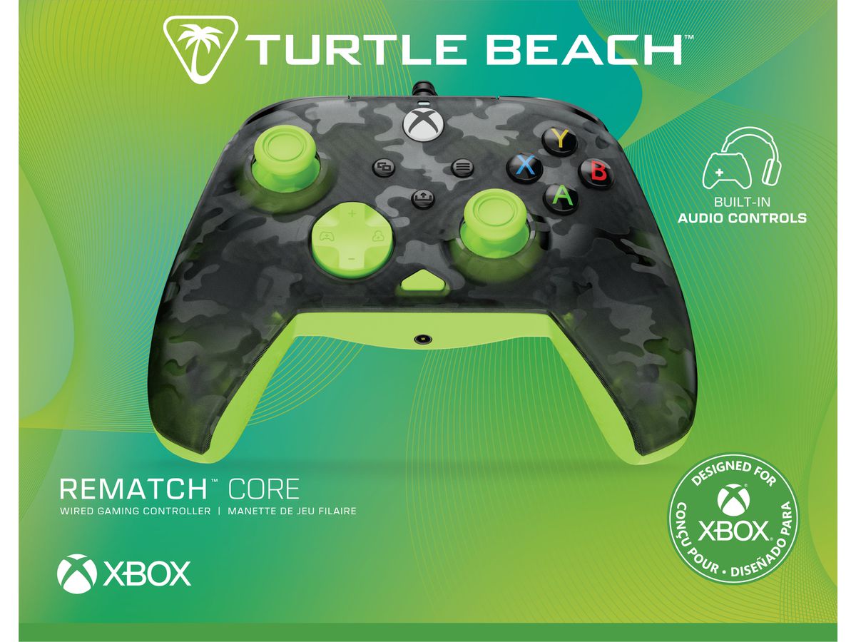 TURTLE BEACH Rematch Core Wired Ctrl. TBC-2001-75 XB, Ghost Camo Black,Yellow (0840454400021)