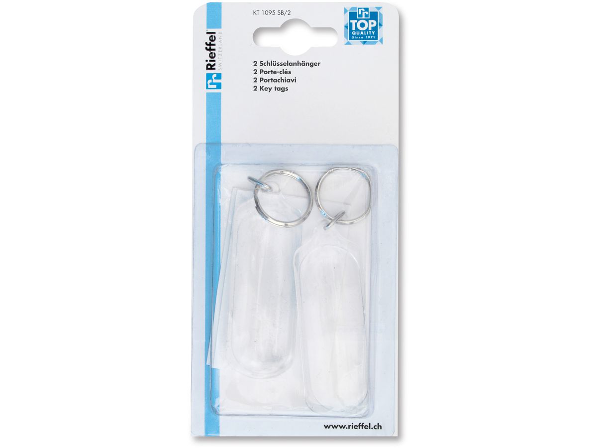 RIEFFEL SWITZERLAND Portachiavi KT 1095 SB/2 2 pezzi (7630010411157)