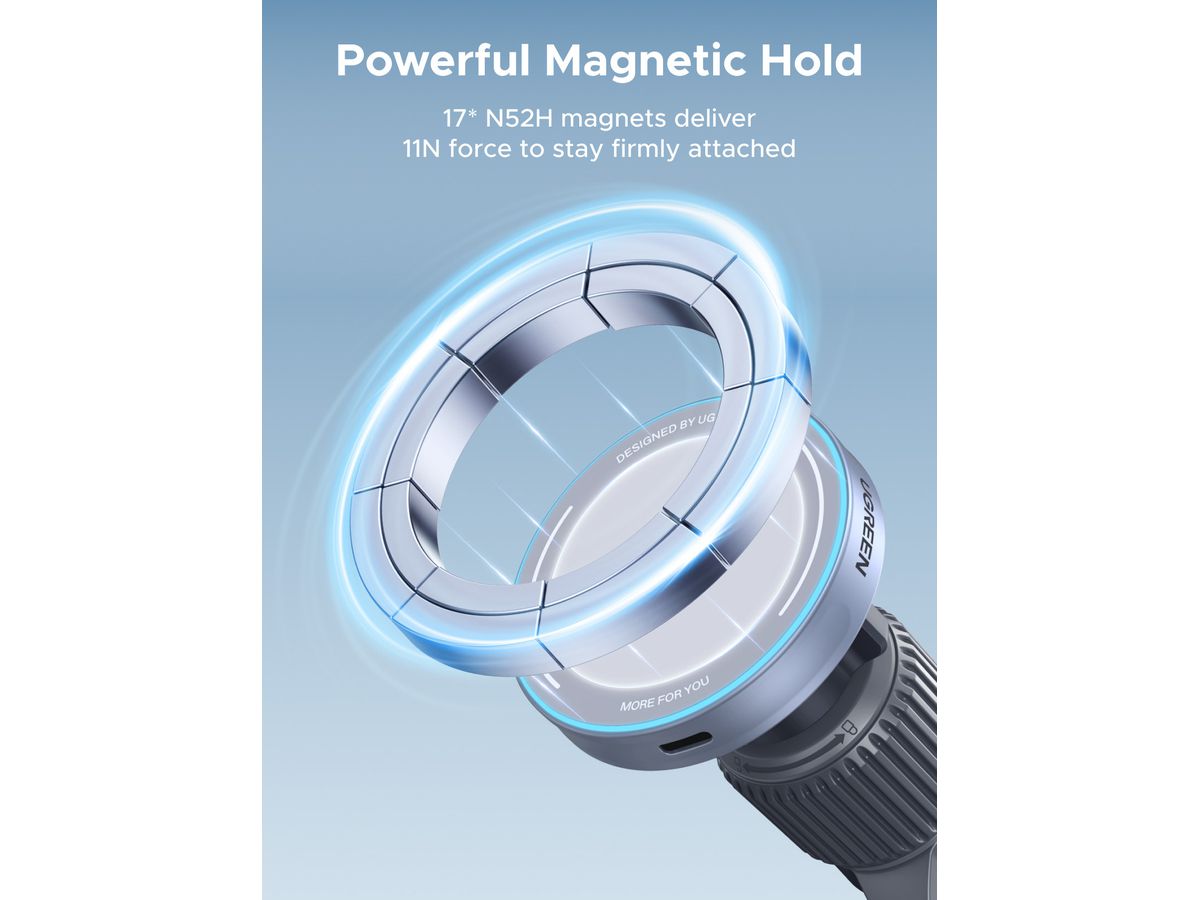 UGREEN Magnetic Car Charger 25W 55967 Wireless, Qi2.2 (6941876259670)