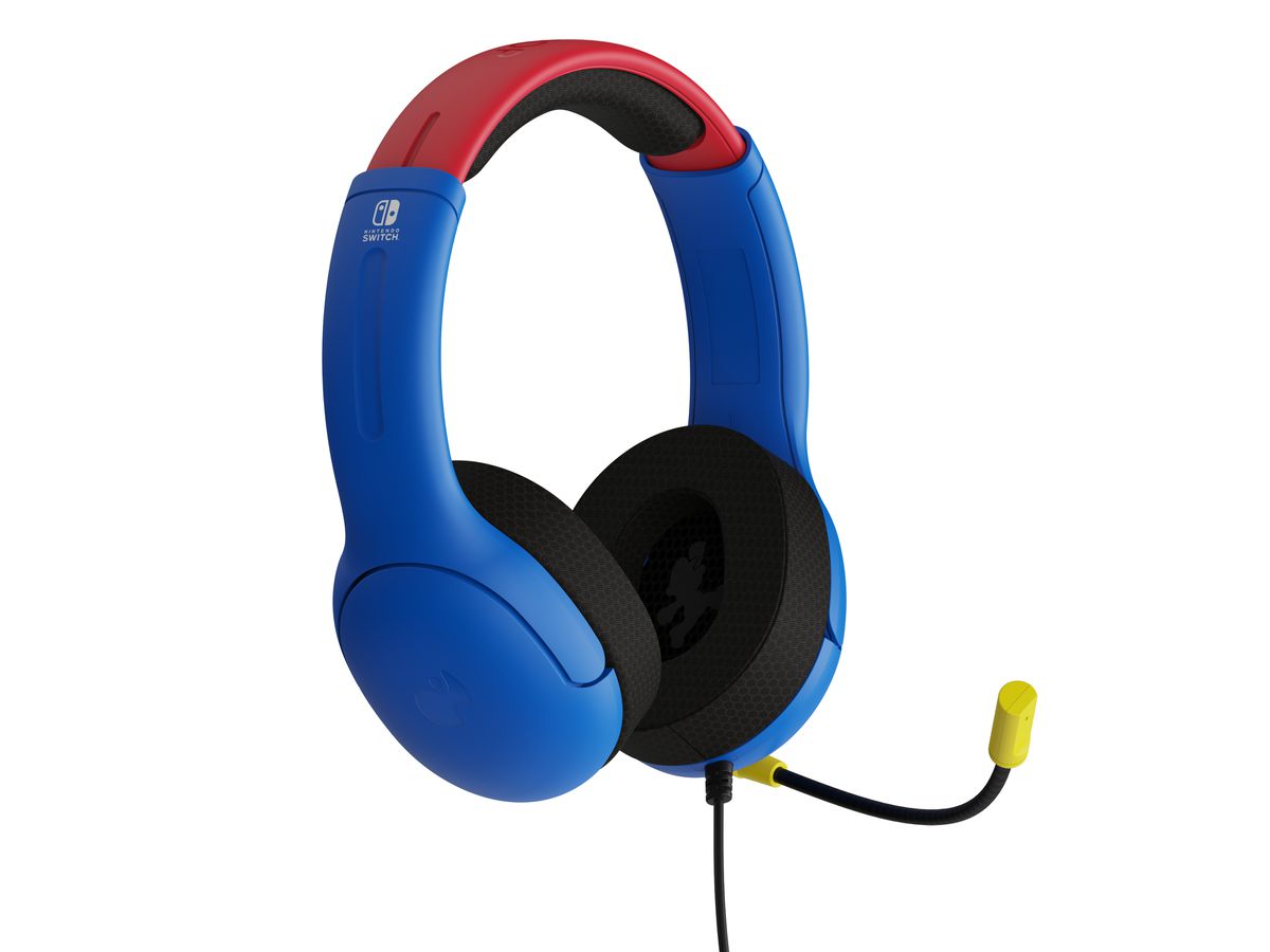 PDP Airlite Wired Headset 500-162-MAR NSW, (Mario) (0708056069742)
