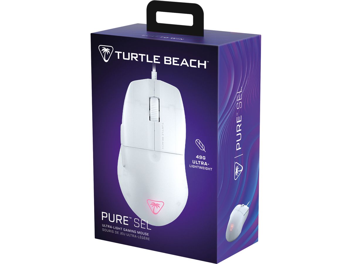 TURTLE BEACH Pure SEL TBM-1001-15 Gaming Mouse, White (0731855710010)