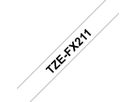PTOUCH Flexitape laminé noir/blanc TZe-FX211 pour PT-550 6 mm (4977766692960)