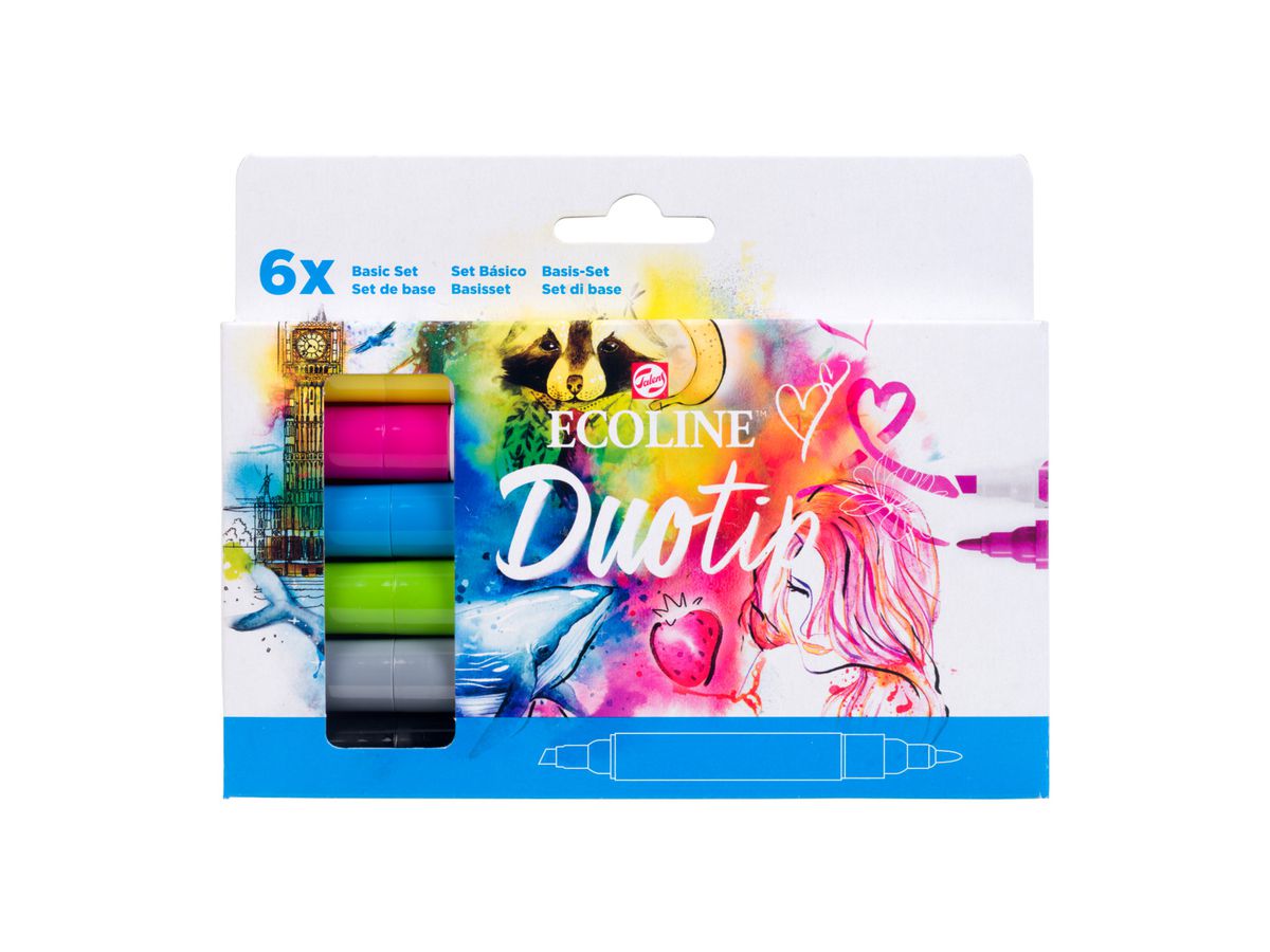 TALENS Ecoline Duotip Basis Set 11609910 6 couleurs (8712079470029)