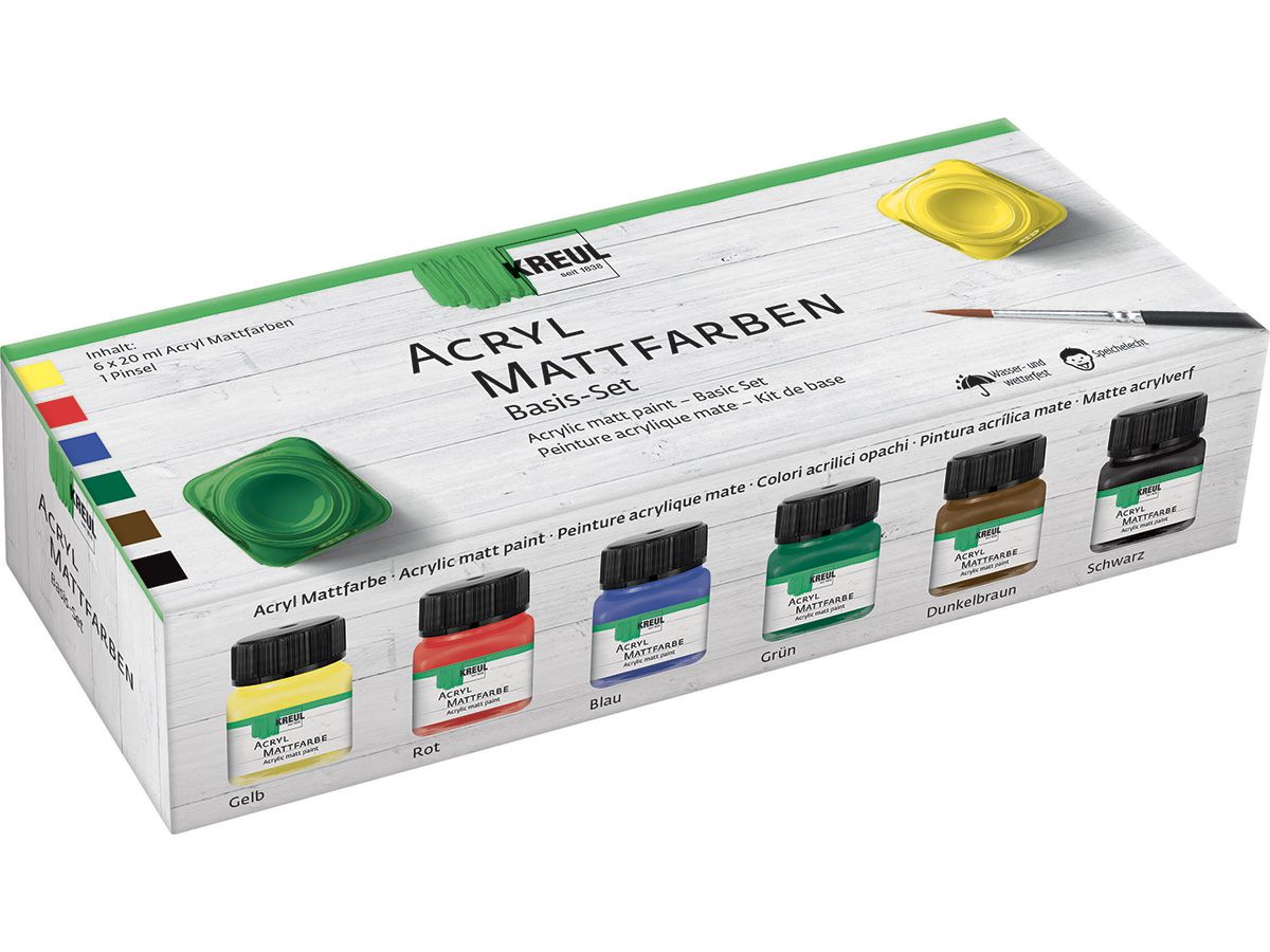 KREUL Set Mattfarbe 75600 6x20ml (4000798756000)