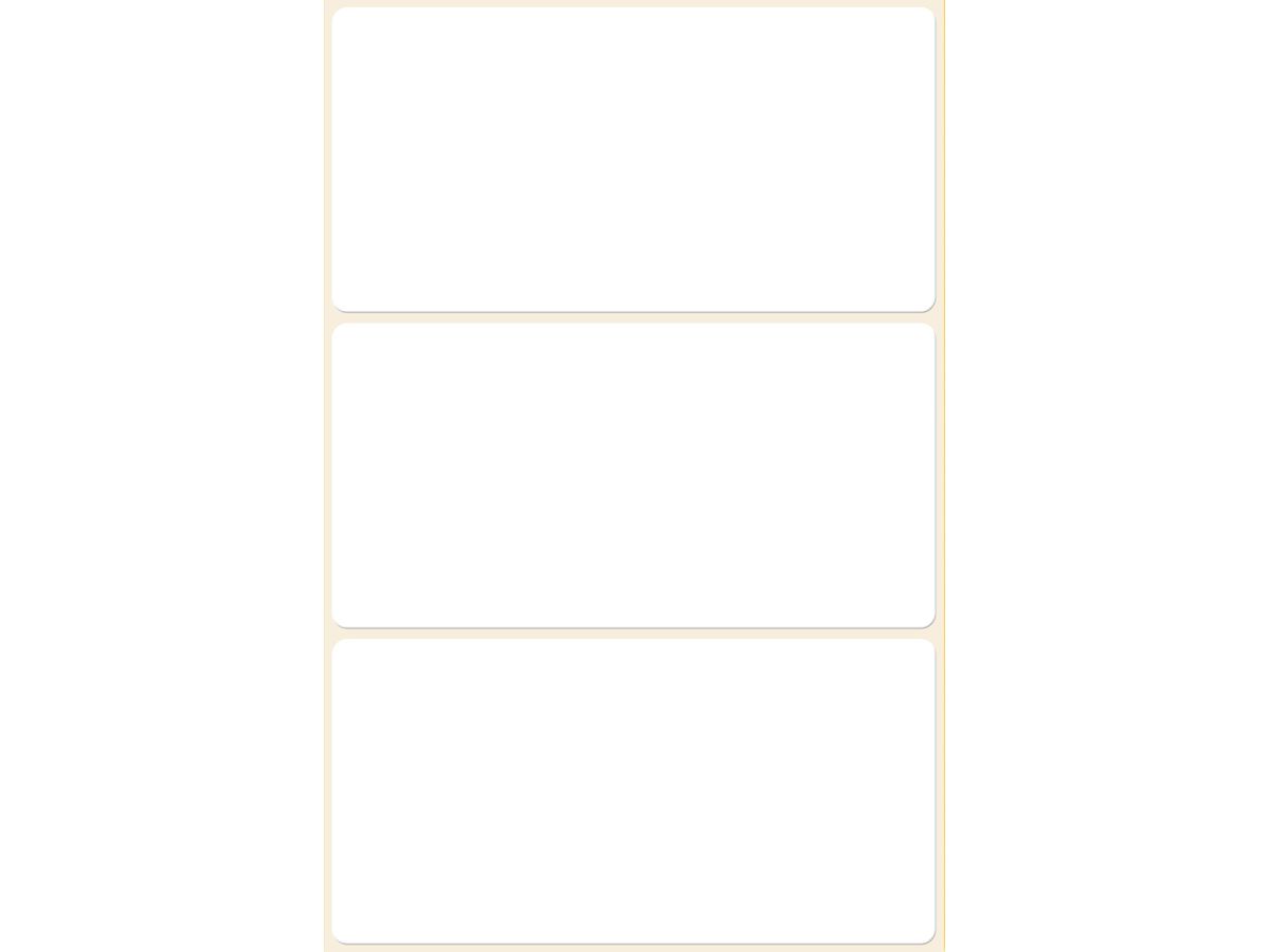 AVERY ZWECKFORM Etichette 76×39mm 3081 bianco 18 pezzi (4004182030813)