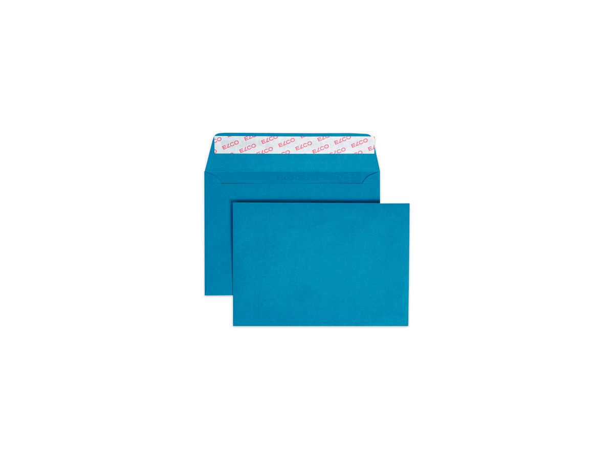 ELCO Couvert Color o/Fenster C6 18832.33 100g, blau 250 Stück (7610425849318)