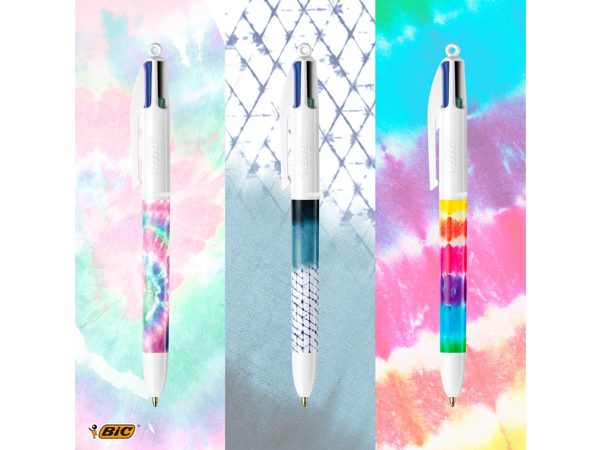 BIC Kugelschreiber Decor 9649051 4 Colours Blister (3086123538931)
