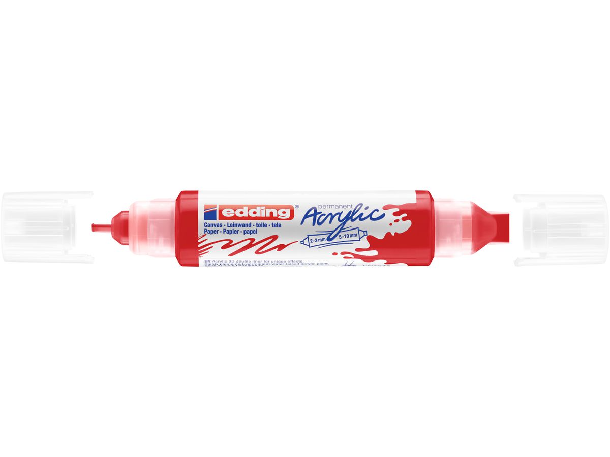 EDDING Acrylmarker 5400 double liner 5400-902 verkehrsrot sdm (4057305028211)