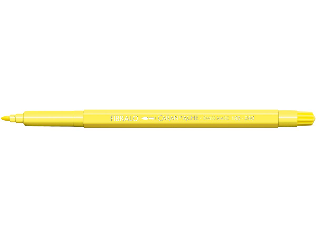 CARAN D'ACHE Fasermalstift Fibralo 185.240 zitronengelb (7610186341250)