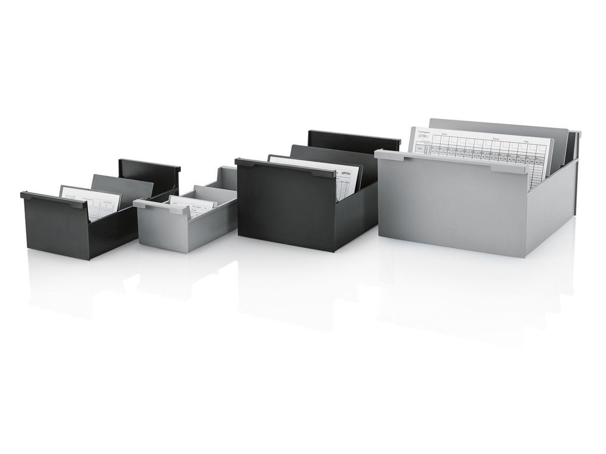STYRO Karteikasten quer A4 30-432.85 grau (7612176101356)