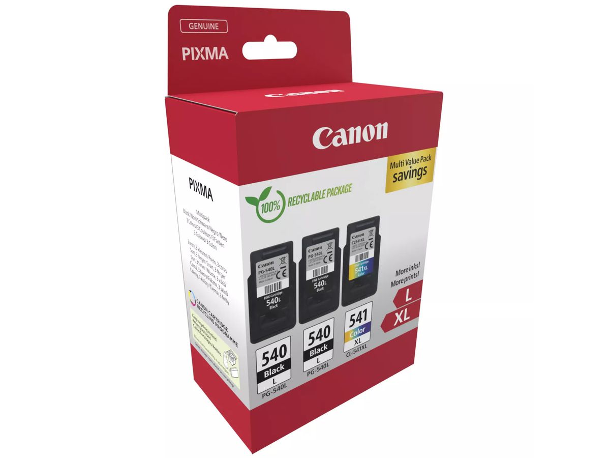 CANON Multipack Tinte L+XL BKCMY PGCL540/1 Pixma MG2150 2xLBK & 1xCMYXL (8714574679716)