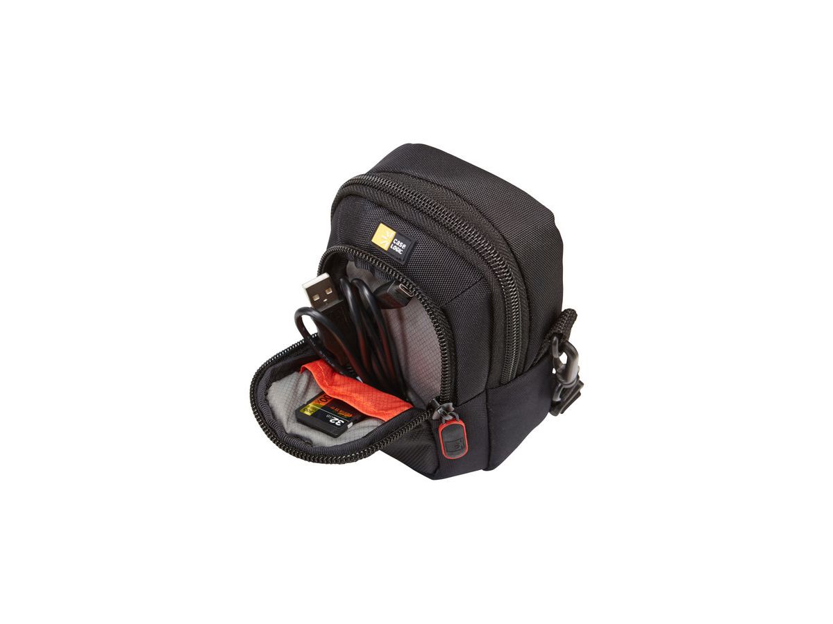 CASE LOGIC Advanced Camera Case Point DCB313K & Shoot black/red (0085854239219)