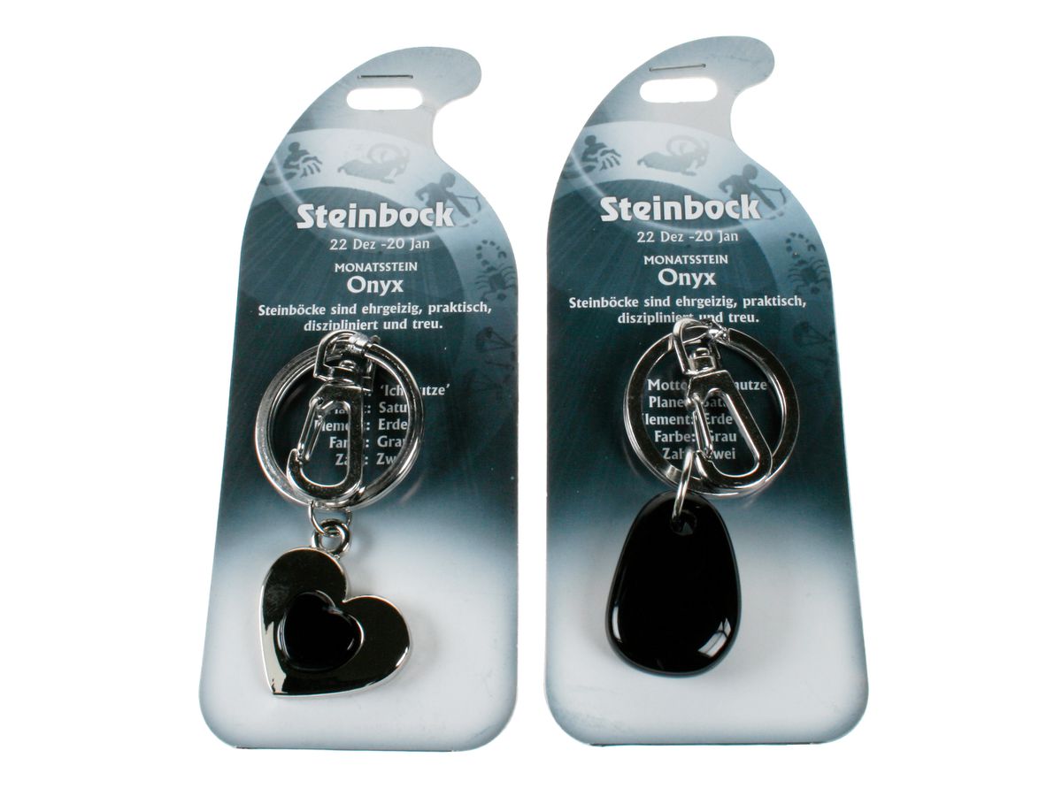 ROOST Schlüsselanhänger Steinbock G270 Onyx 2 Motive ass. (9002663652702)