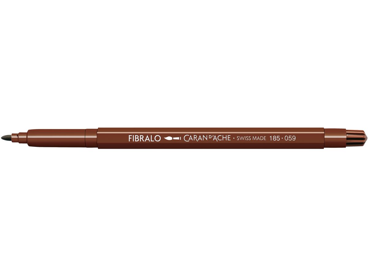 CARAN D'ACHE Fasermalstift Fibralo 185.059 braun (7610186341052)