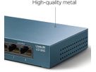 TP-LINK LiteWave 8-Port Switch LS108G 8GB RJ45 Ports, Steel Case (6935364085452)