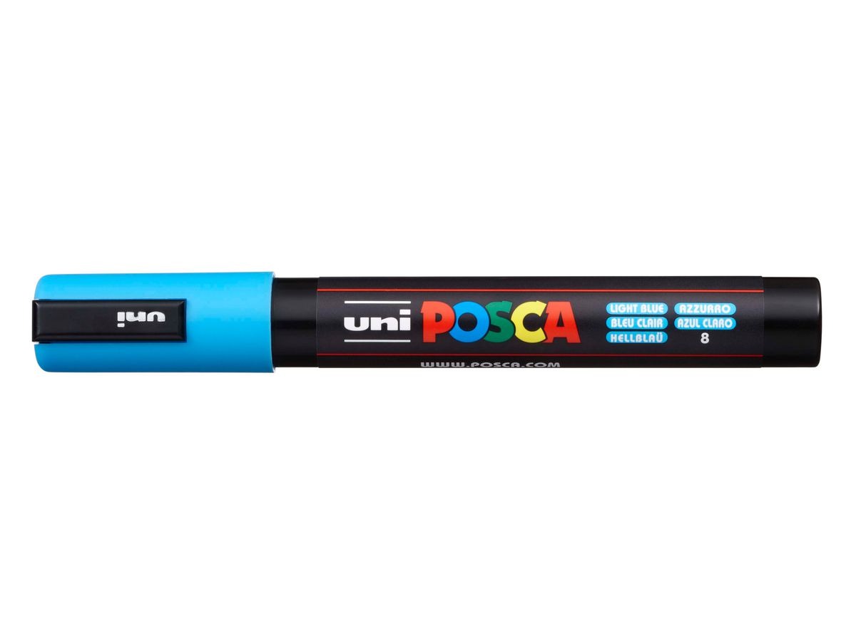 POSCA Marker 1.8-2.5mm PC-5M L.BLUE light blu (4902778916209)