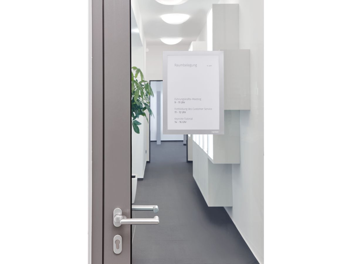 MAGNETOPLAN Magnetrahmen A5 1132232 selbstklebend, silber 2 Stk. (4013695065175)