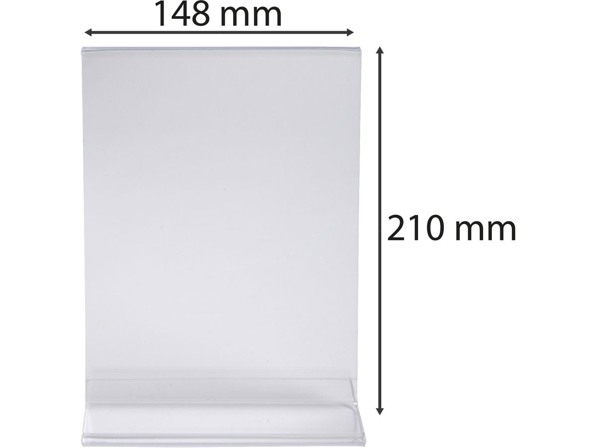 EXACOMPTA Supporto da tavolo A5 85158D trasparente, forma T alto (9002493109292)